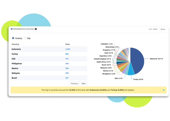Facebook insights in an instant